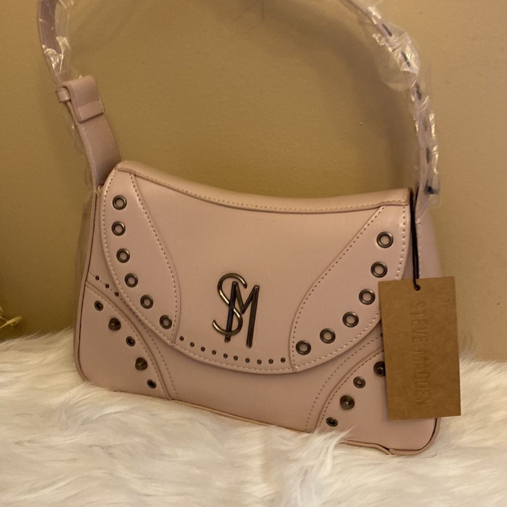 NWT Steve Madden (bmargy) Shoulder Bag - Pink - Picture 4 of 10